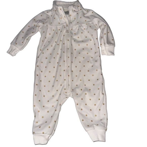 Carter's Other - girls winter fleece coverall outfit size 6 months